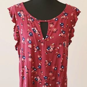 Swing tank with ruffled shoulders!